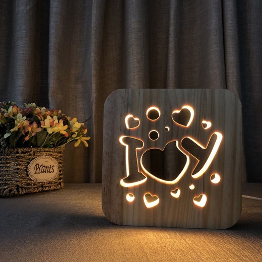 Luz nocturna creativa: regalo transfronterizo para San Valentín