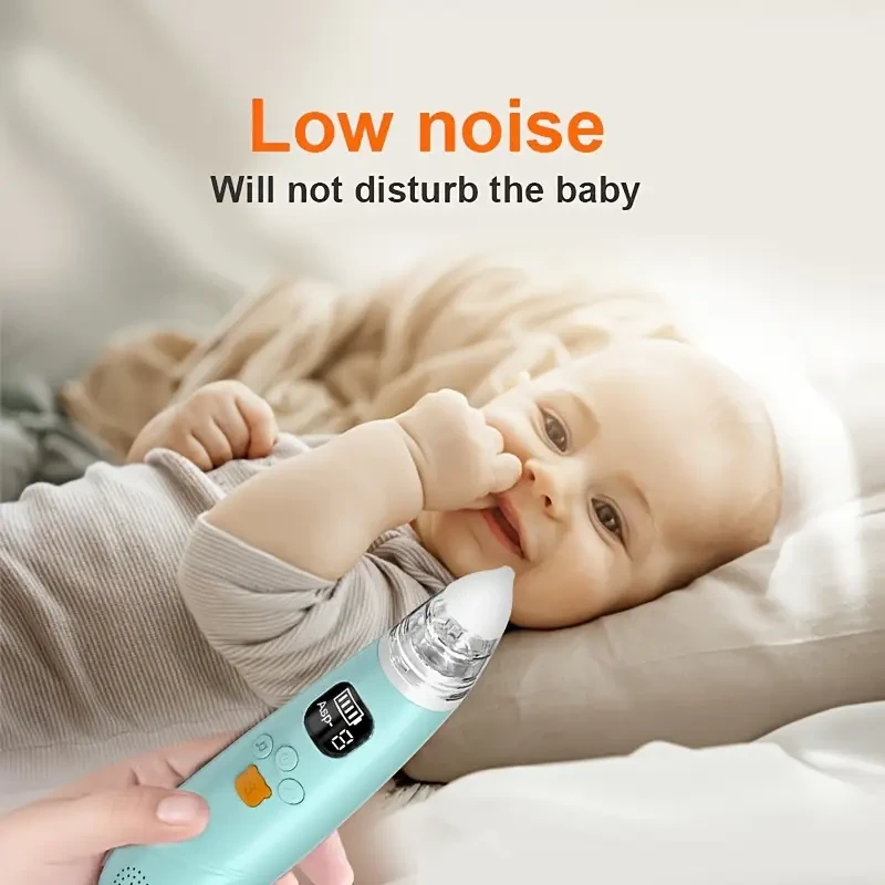 Limpiador nasal eléctrico con succión ajustable