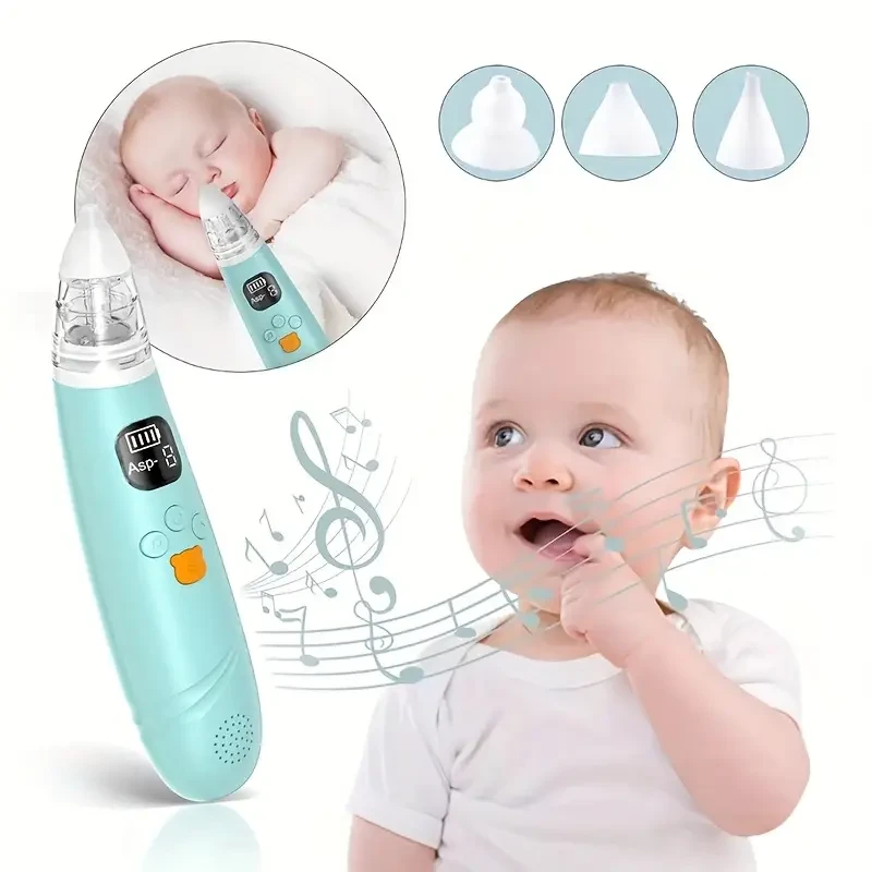 Limpiador nasal eléctrico con succión ajustable