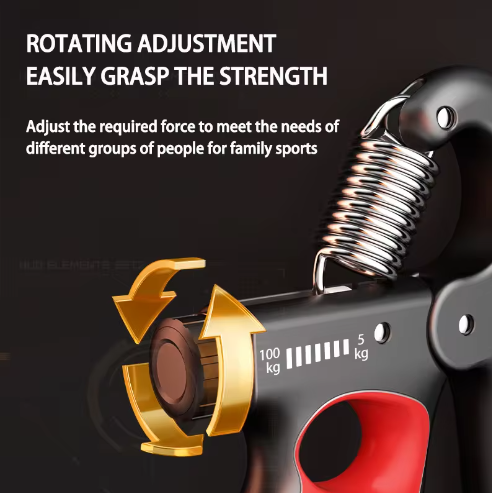 Expansor de muñeca para gimnasio, fortalecedor de manos, recuperación muscular ajustable, ejercicio de fuerza de manos, 5-100 kg