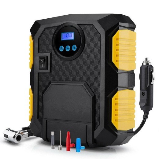 Inflador de neumáticos digital - Compresor de aire portátil para coche de 12 V CC