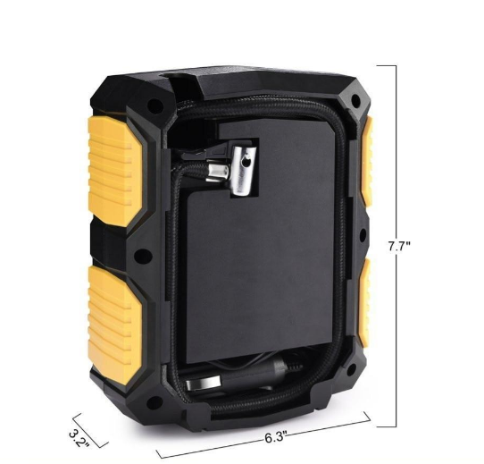 Inflador de neumáticos digital - Compresor de aire portátil para coche de 12 V CC
