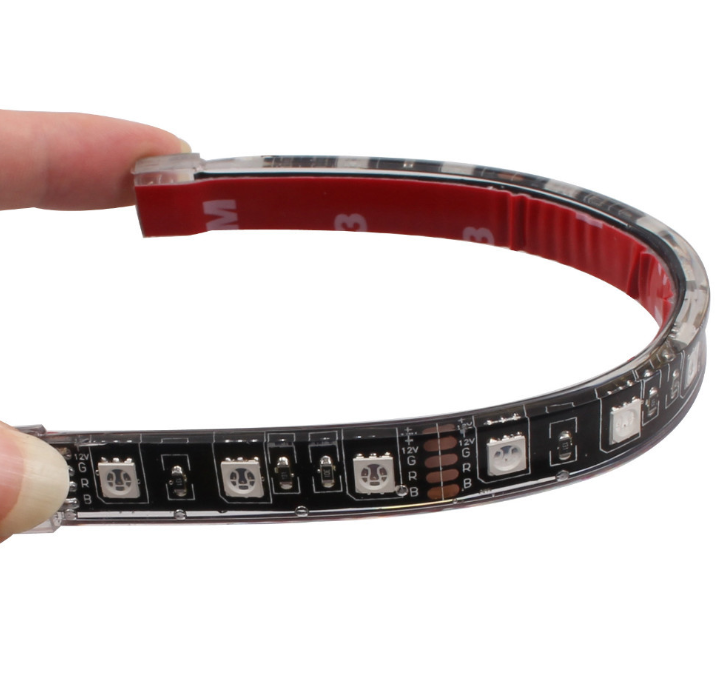 Luces de ambiente RGB universales modificadas para automóviles y motocicletas, luces decorativas, luces de ambiente, decoración de automóviles, control remoto de seis LED