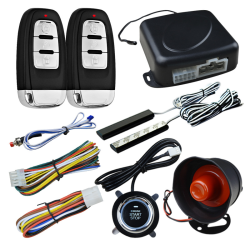 Sistema antirrobo con control remoto para coche