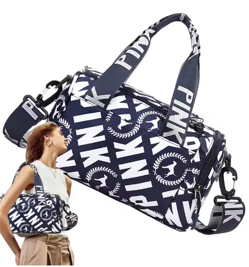 Bolsa de gimnasio para mujer, bolsa de viaje, portátil y ligera.