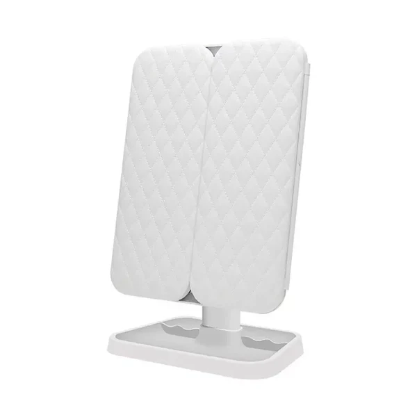 Espejo de maquillaje LED triple