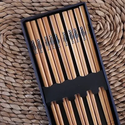 Palillos de bambú de estilo japonés