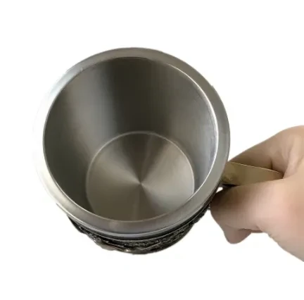 Caja de vidrio para licor, copa de vino de acero inoxidable, copa de comercio nacional, copa de cerveza, juego