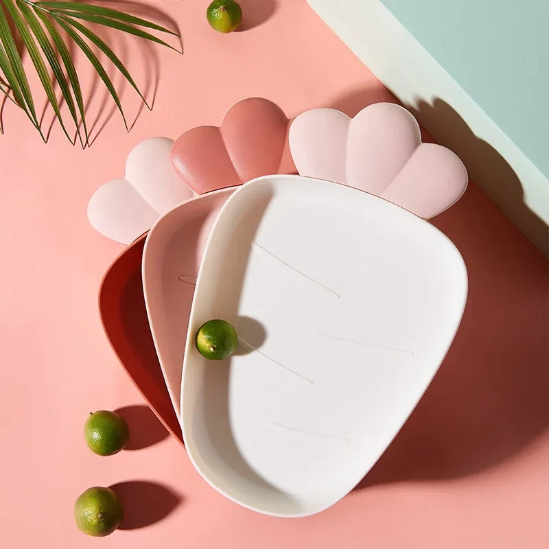 Bandeja para bocadillos con forma de fresa, bandeja para frutas, bandeja para dulces linda