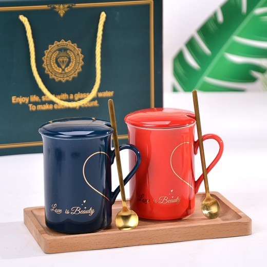 Tazas para Parejas Caja de Regalo para Parejas Traje de Boda
