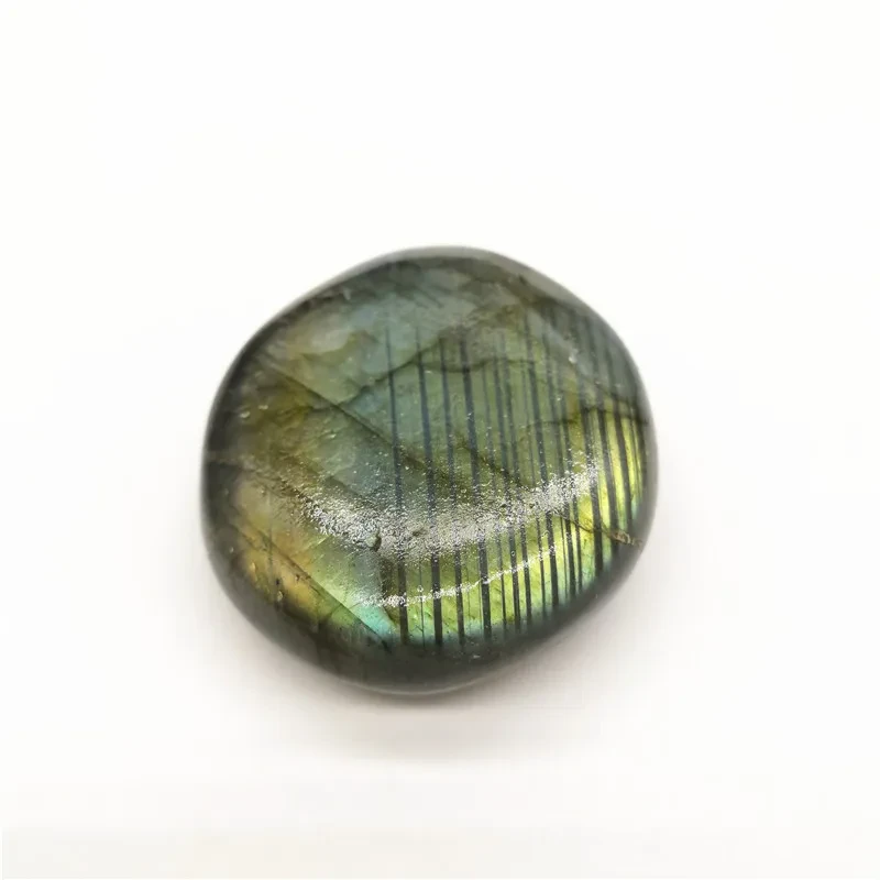 Adornos de piedra lunar de cristal natural en bruto, mineral de piedra en bruto de labradorita, piedra de acuario