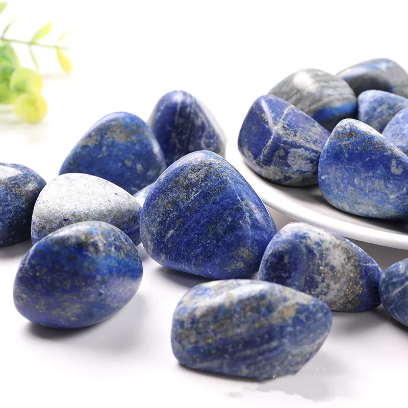 10 piezas de piedra de sodalita azul pulida para curación