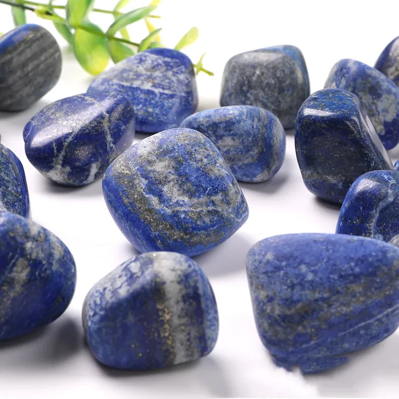 10 piezas de piedra de sodalita azul pulida para curación