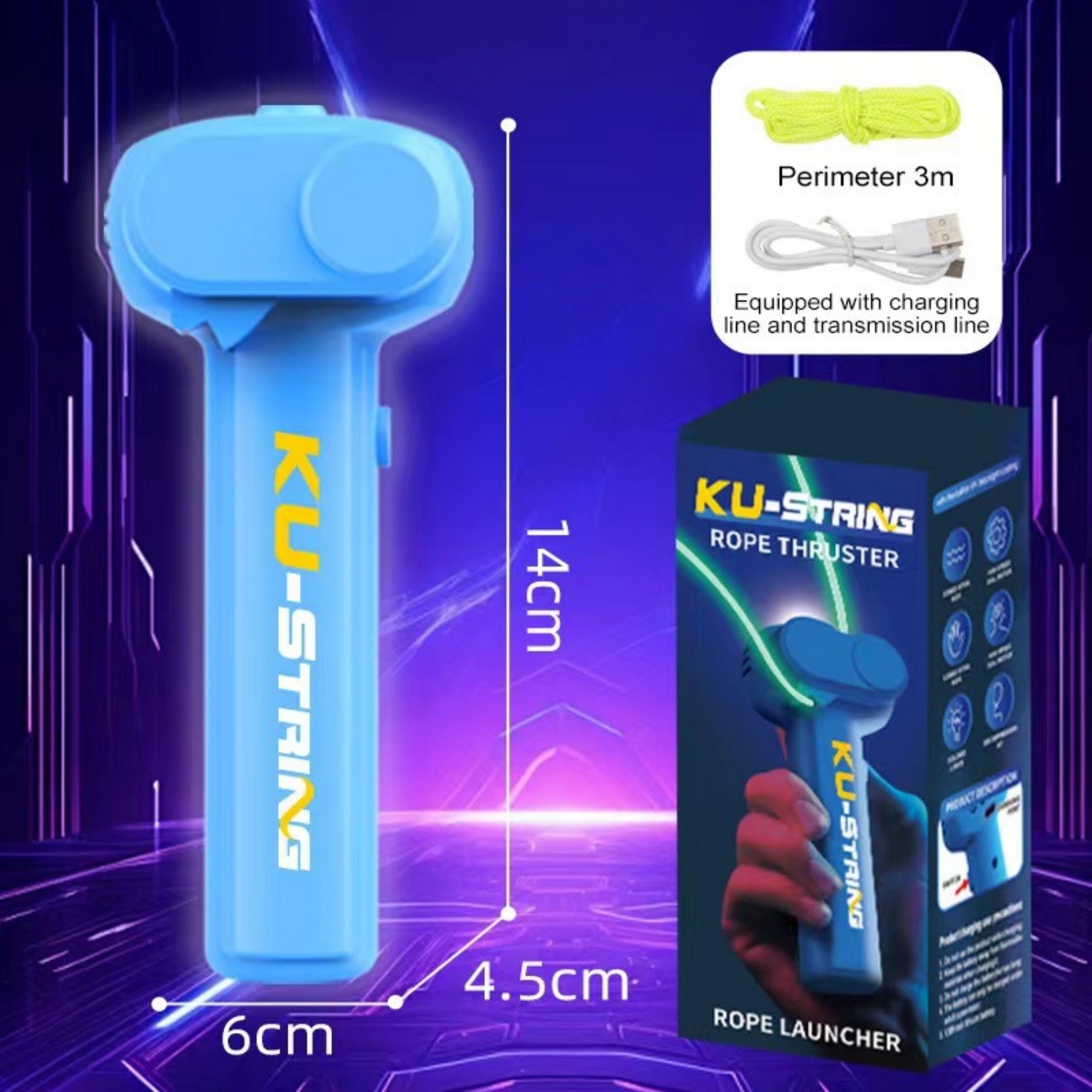 Lámpara de ambiente reguladora de iluminación para fiestas con lazo de bucle