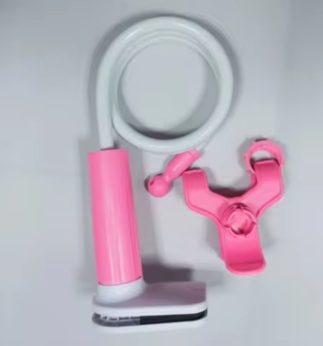 Soporte para teléfono móvil con clip de 360 grados, portátil, flexible, para cama perezosa, soporte de escritorio, base de montaje en escritorio