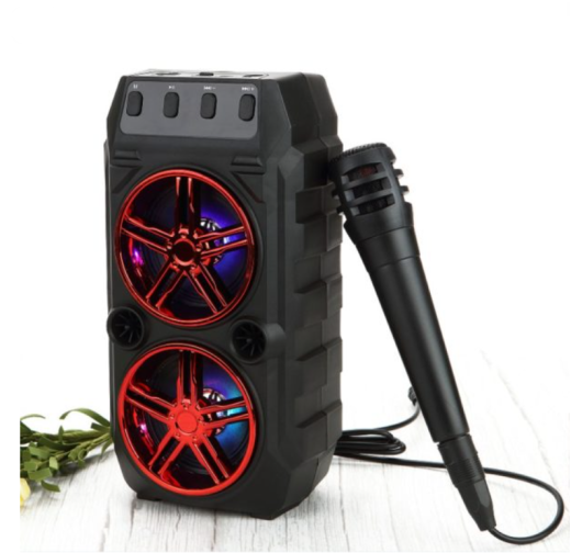 Altavoz Bluetooth inalámbrico con altavoces duales, altavoz portátil para exteriores