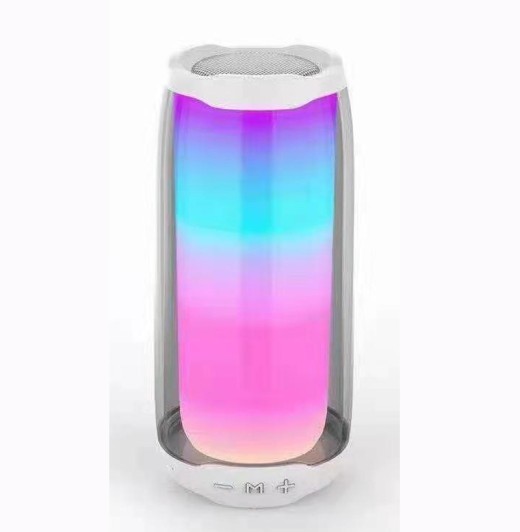 Altavoz Bluetooth, efecto de luz de colores, subwoofer de tarjeta, sonido de luz de colores