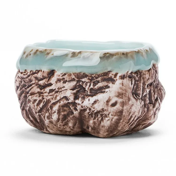 Taza de té de cerámica de imitación de piedra de gres retro Master