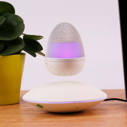 El más nuevo altavoz flotante levitante, altavoz inalámbrico portátil con suspensión magnética.