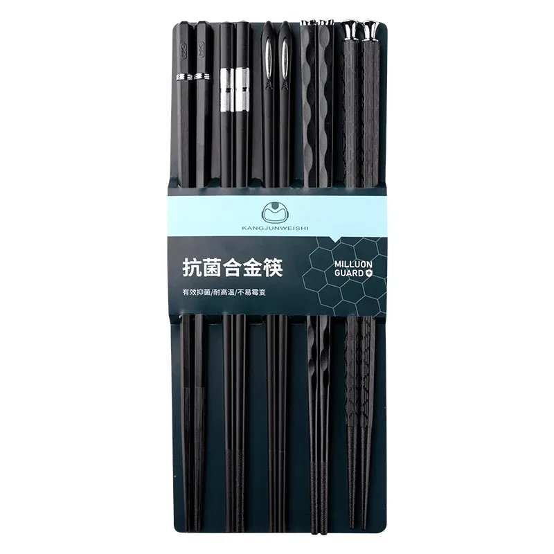 Palillos japoneses de aleación antideslizantes de alta temperatura para el hogar