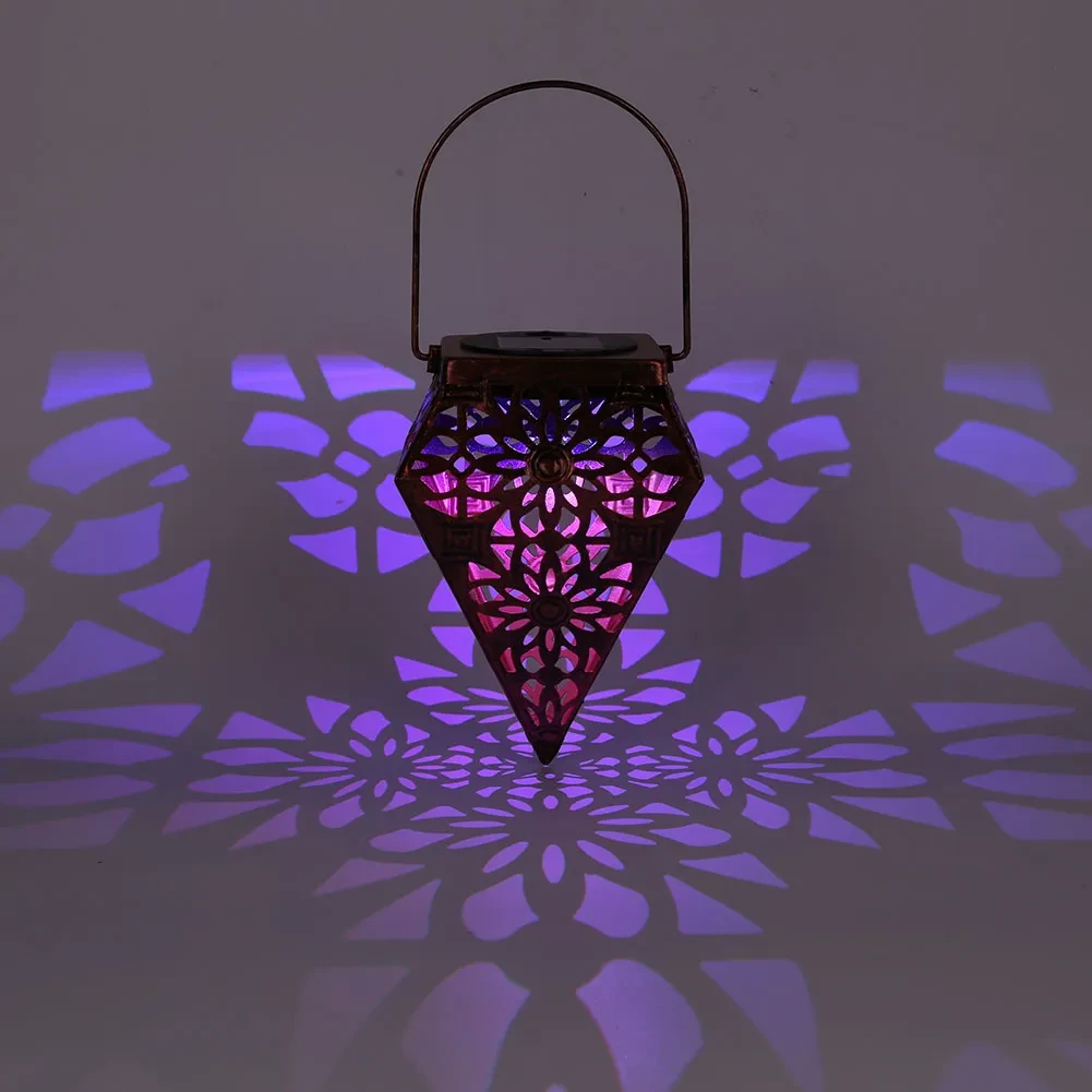 Lámpara de ladrillo y piedra para cena romántica a la luz de las velas, linterna LED