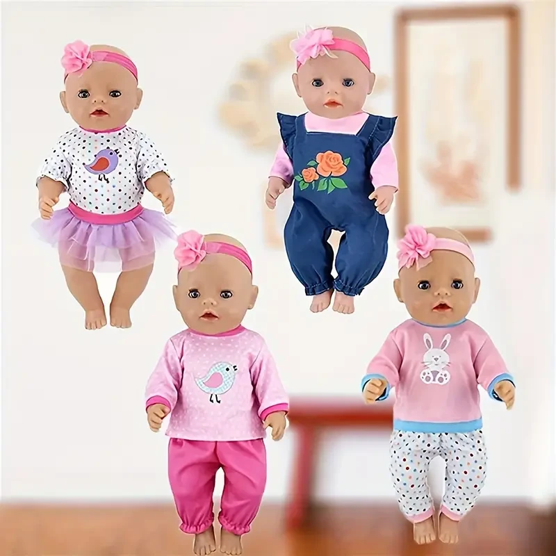 Conjunto de ropa para muñecas recién nacidas de 14 a 18 pulgadas