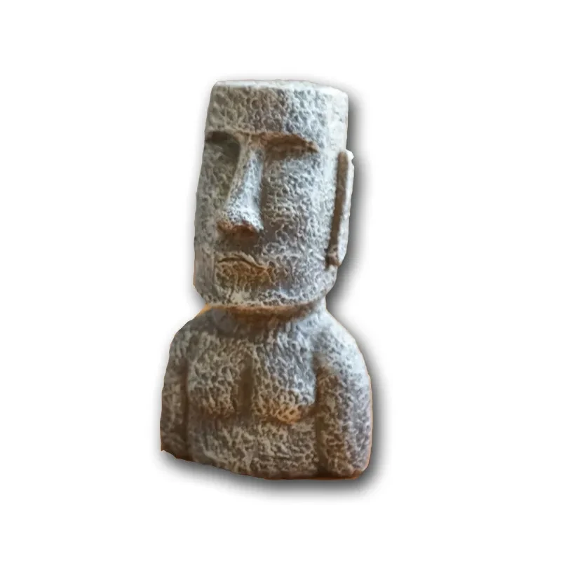 Abridor de botellas de cerveza creativo con forma de hombre de piedra moai de la Isla de Pascua