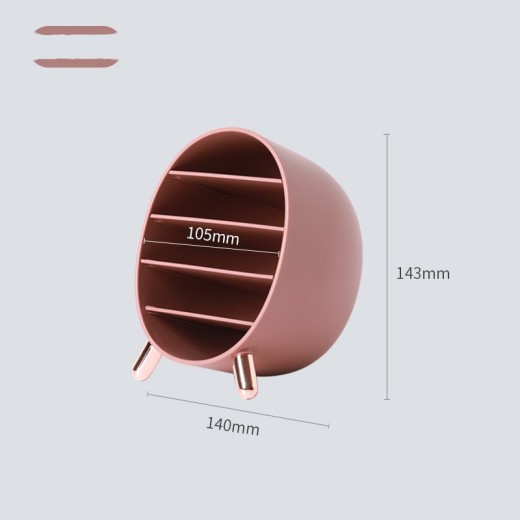Organizador de maquillaje y lápiz labial, caja de almacenamiento de cosméticos, sombra de ojos, esmalte de labios, estante de almacenamiento de escritorio de gran capacidad para el hogar.