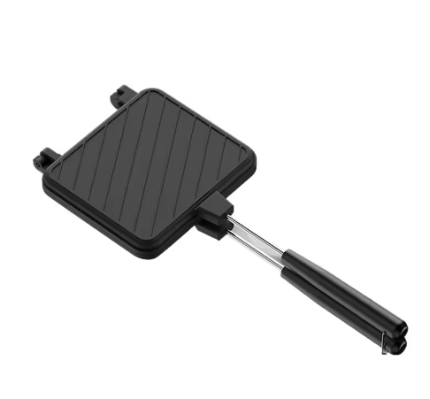 Máquina para hacer sándwiches, perritos calientes, tostadas con revestimiento antiadherente, para desayuno, panqueques, pan tostado, herramienta de cocina