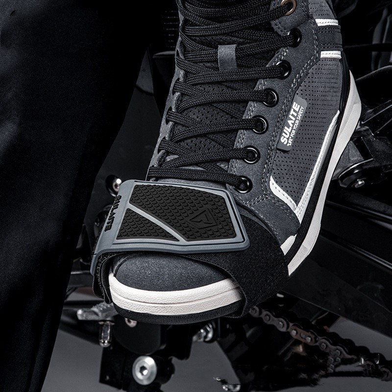 Funda de equipo para motocicleta, antideslizante, de goma, ensanchada y resistente al desgaste.