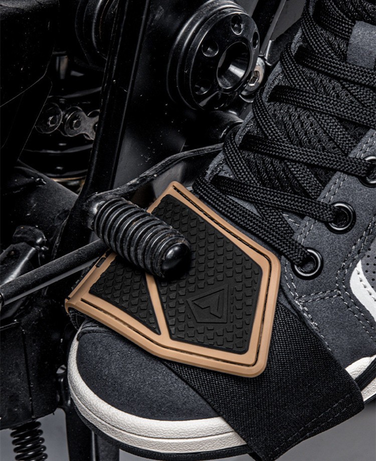 Funda de equipo para motocicleta, antideslizante, de goma, ensanchada y resistente al desgaste.