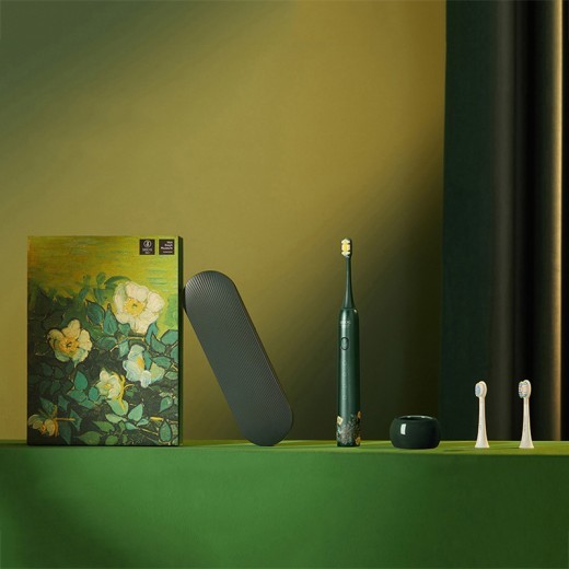 Cepillo de dientes eléctrico sónico con caja de regalo Green Rose