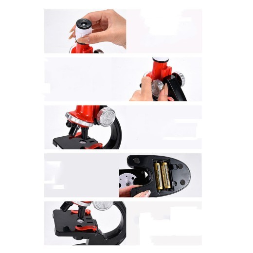 Regalo educativo y científico portátil para niños.