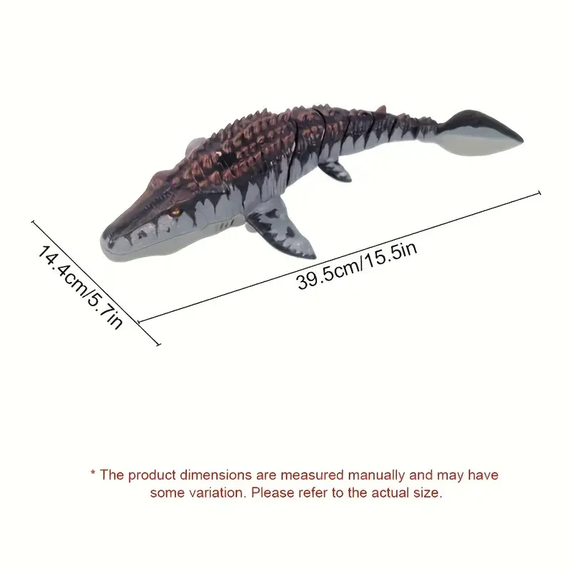 Juguete de dinosaurio mosasaurio con control remoto