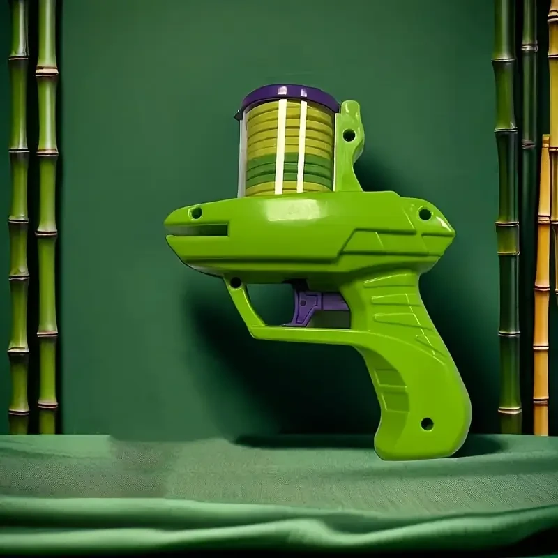 Pistola de juguete de espuma EVA con forma de zanahoria