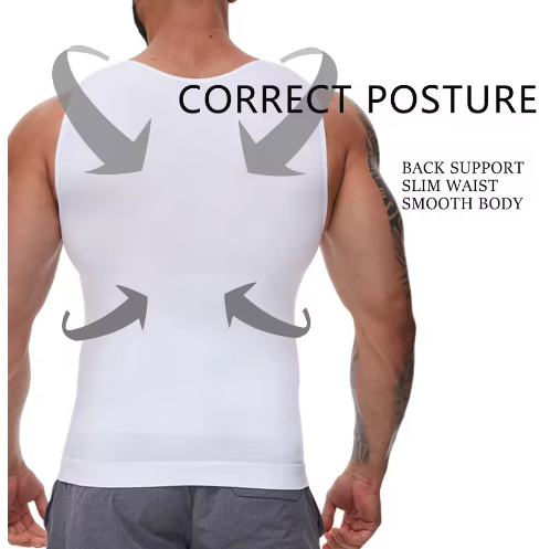Camisetas de compresión para hombre, fajas moldeadoras de abdomen, camiseta de compresión, chaleco adelgazante para vientre plano, entrenador de cintura, entrenamiento de fitness