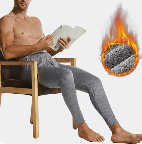 Ropa interior térmica para hombre, leggings finos de forro polar, calzoncillos elásticos de color liso, pantalones ajustados, ropa suave para hombre