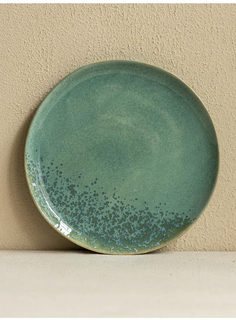 Platos de cerámica minimalistas de estilo chino para el hogar