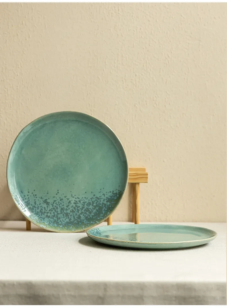 Platos de cerámica minimalistas de estilo chino para el hogar