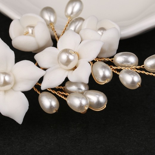 Accesorios para el pelo con horquillas para la cabeza de la novia