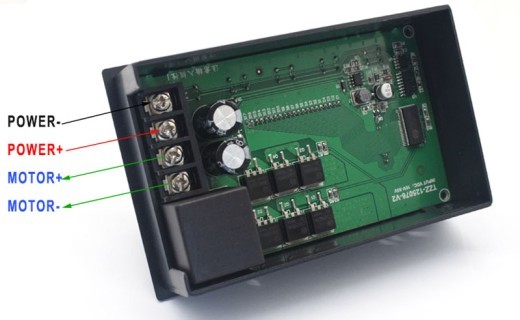 Controlador de velocidad de motor de CC