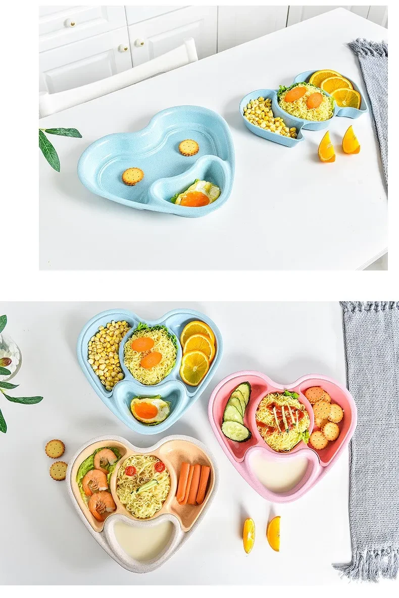 Plato de cena multifuncional para suplemento alimenticio para bebés.