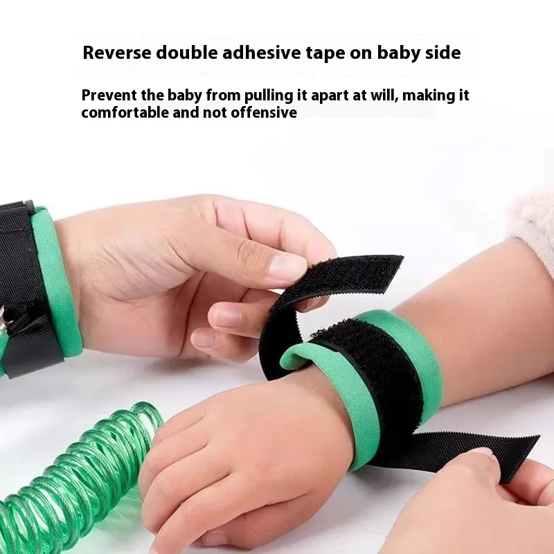 Pulsera antipérdida para niños con cuerda de tracción, artefacto antipérdida para bebés.