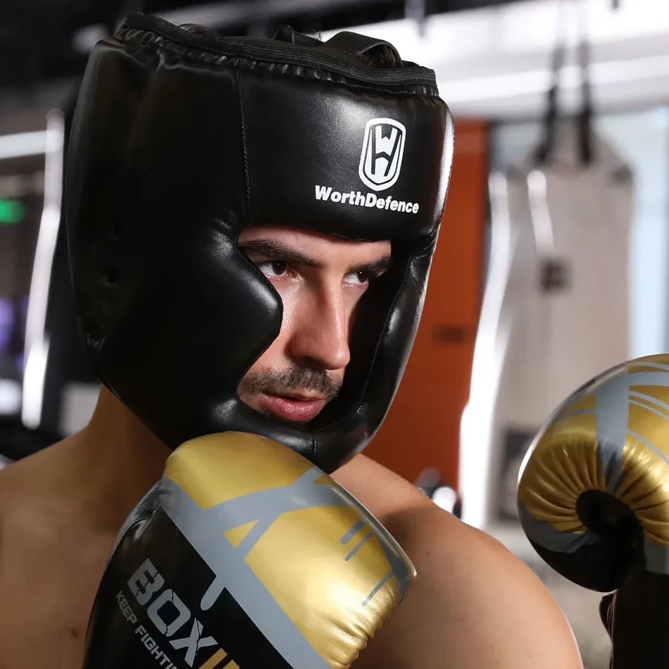 Cascos de boxeo Cuidado facial infantil Equipo de protección para entrenamiento