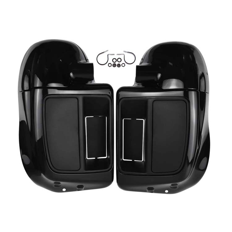 Protector de piernas, caja lateral y barra de protección contra el viento con lámpara doble reacondicionada