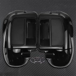 Protector de piernas, caja lateral y barra de protección contra el viento con lámpara doble reacondicionada