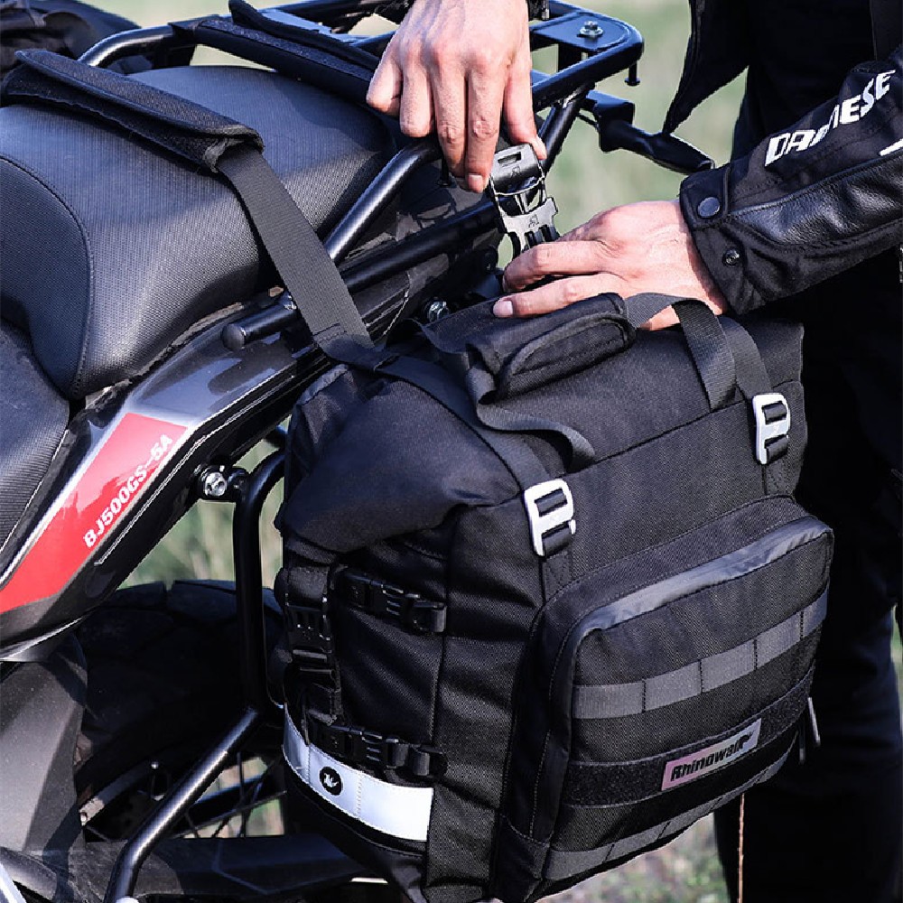 Bolsa lateral para motocicleta de liberación rápida de 20 l