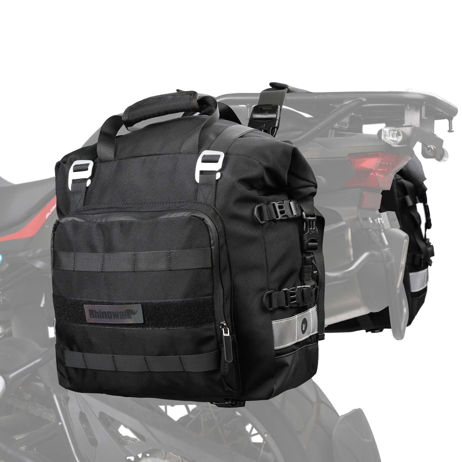 Bolsa lateral para motocicleta de liberación rápida de 20 l