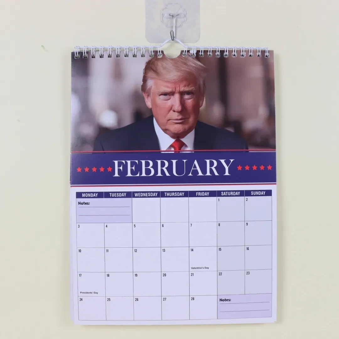Calendario de pared Trumpinator 2025: Calendario divertido de Trump