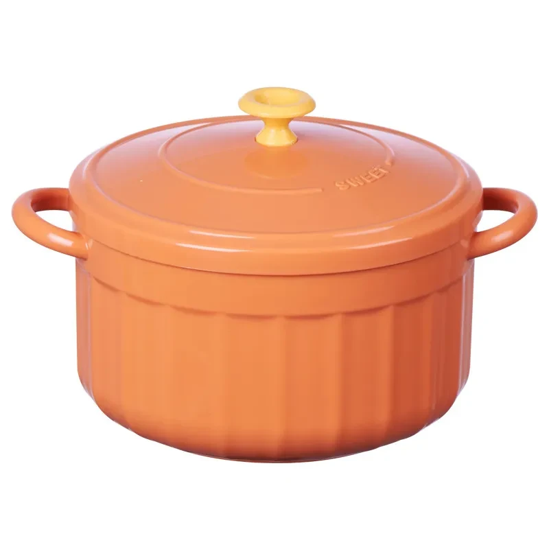 Tazón de fideos instantáneos de acero inoxidable con tapa Tazón de fideos instantáneos Dormitorio